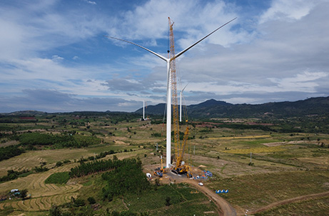 Vietnam fan installation