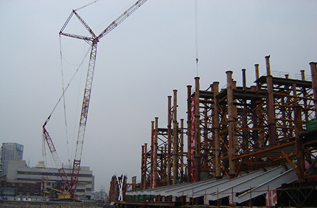 Bridge structure hoisting project of Tianjin Haihe Bridge