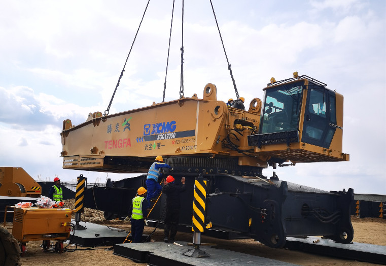 Shanghai Tengfa Crawler Crane-XGC12000-Support hotline:02158387172