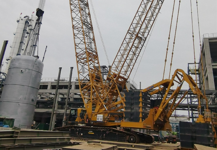 Shanghai Tengfa Crawler Crane-XGC400-I-Support hotline:02158387172