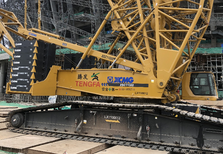 Shanghai Tengfa Crawler Crane-XGC11000-Support hotline:02158387172