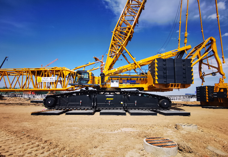 Shanghai Tengfa Crawler Crane-XGC12000-Support hotline:02158387172