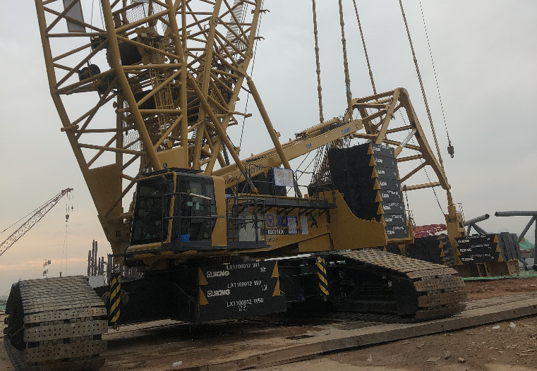 Shanghai Tengfa Crawler Crane-XGC11000-Support hotline:02158387172